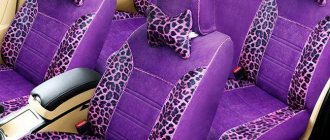 Чехлы на сиденьях автомобиля