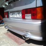 double exhaust for vaz 2114