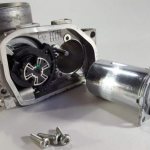 electronic throttle valve disassembled