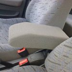 Photo of the armrest on a VAZ 2114