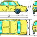 Dimensions of VAZ-2101