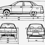 Габариты ВАЗ 2110