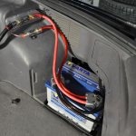 How to transfer the battery to the trunk of a car