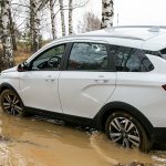 Ground clearance of Lada Vesta SV Cross