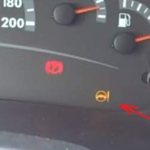 Electric power steering fault warning lamp on Kalina