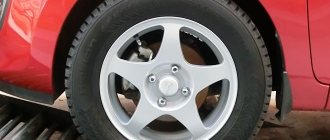 Lada Kalina 1 and 2 tire size and bolt pattern