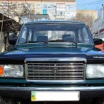 Lada with new auto glass