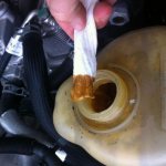 Oil in antifreeze