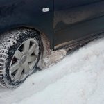 ice from car fender liner