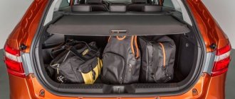 Official photos of the interior of the Lada Vesta station wagon (SW and SW Cross)