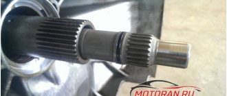 automatic transmission input shaft