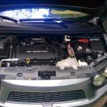 Aveo engine compartment