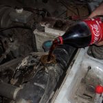 Engine flushing with Coca Cola