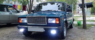 Fog lights for VAZ 2107