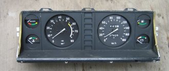 VAZ 2107 tachometer jumps