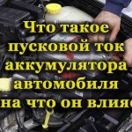 Car battery starting current