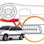 Pinout of obd connector vaz 2114