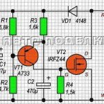 Pinout of Turn Relay VAZ 2106 4 Contacts Fuse block VAZ 2106