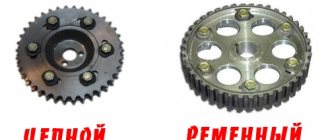 Split camshaft gear