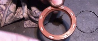 Self-replacement of the front and rear crankshaft oil seals on a VAZ 2107