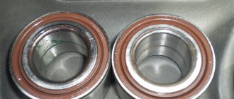 Step bearings for cars