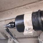 Lada Priora fuel filter where is it located?