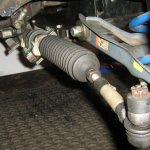 The structure of the steering rack and mechanism of the VAZ 2107