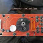 Replacing lamps in the dashboard of a VAZ 2109