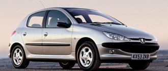 oil change in Peugeot 206