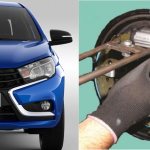 Replacing rear brake pads (in drums) on Lada Vesta