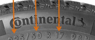 Icons and letters on tires: decoding of all symbols!